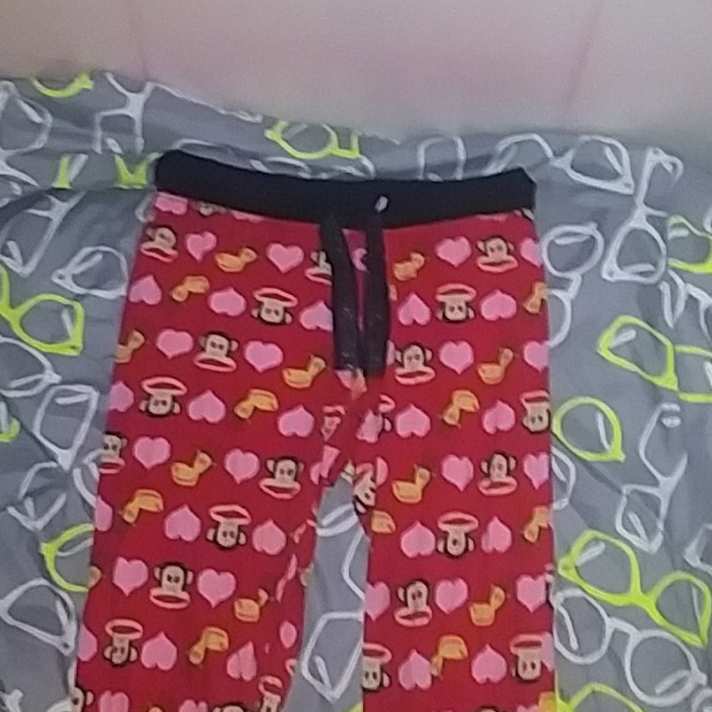 Paul Frank pajama pants. Red